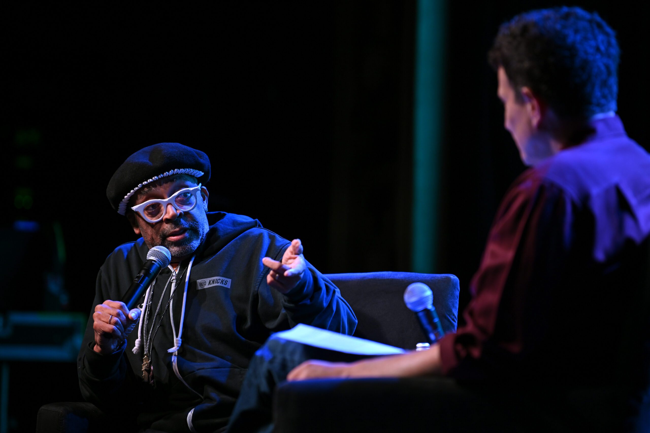 Spike Lee and David Remnick, 2023